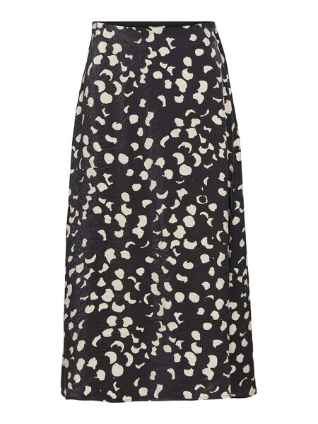 Object Collectors Item HIGH WAISTED MIDI SKIRT, Black, highres - 23042888_Black_1064431_001.jpg