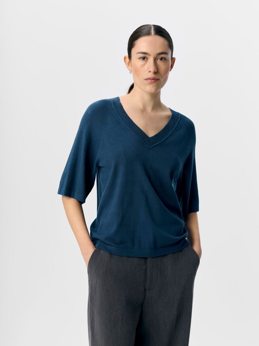 OBJECT OBJTHESS KNITTED TOP, Dark Denim, highres - 23045806_DarkDenim_1178346_003.jpg