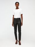 Object Collectors Item SLIM FIT LEATHER TROUSERS, Black, highres - 23036245_Black_005.jpg