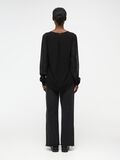 Object Collectors Item KANTEN MOUW BLOUSE, Black, highres - 23028558_Black_004.jpg