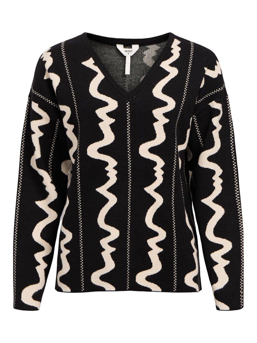 OBJECT JERSEY DE PUNTO, Black, highres - 23046306_Black_1177823_001.jpg