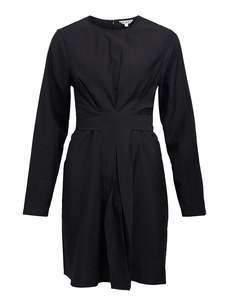 Carousel image - MANCHES LONGUES MINI-ROBE, Black | 1