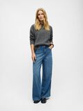 Product image thumbnail - JAMBE LARGE JEAN, Dark Blue Denim | 4