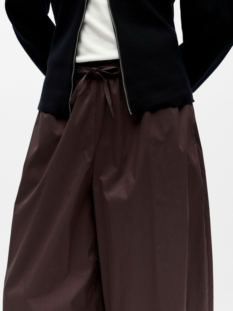 Carousel image - HAREM TROUSERS, Seal Brown | 5