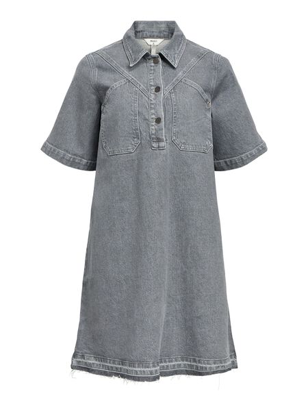 OBJECT DENIM MINI DRESS, Light Grey Denim, highres - 23045494_LightGreyDenim_001.jpg
