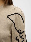 Product image thumbnail - OBJTHESS KNITTED DRESS, Fossil | 5