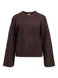 Product image thumbnail - KNITTED JUMPER, Seal Brown | 1