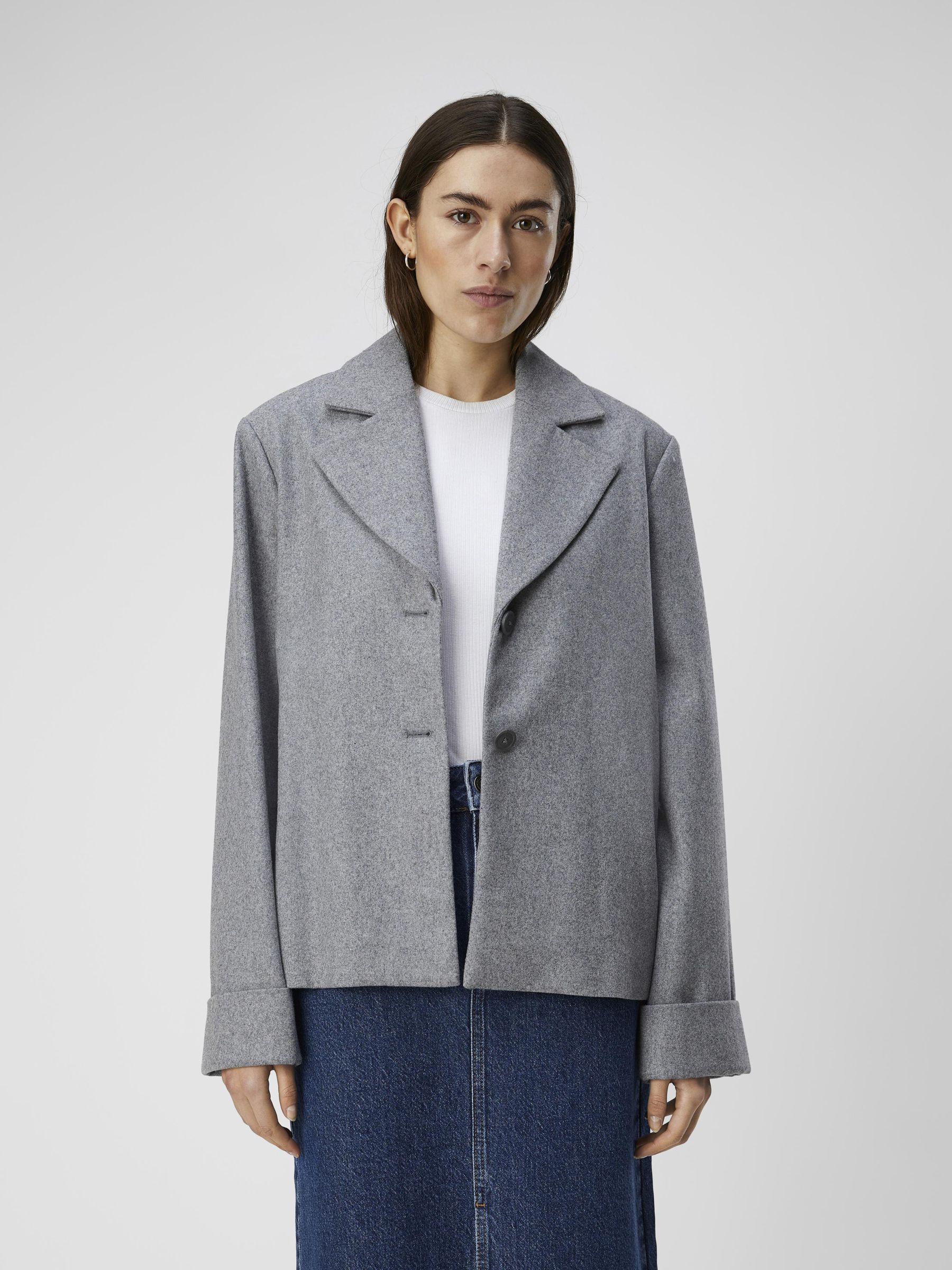 SHORT BLAZER Grey .OBJECT CI Germany
