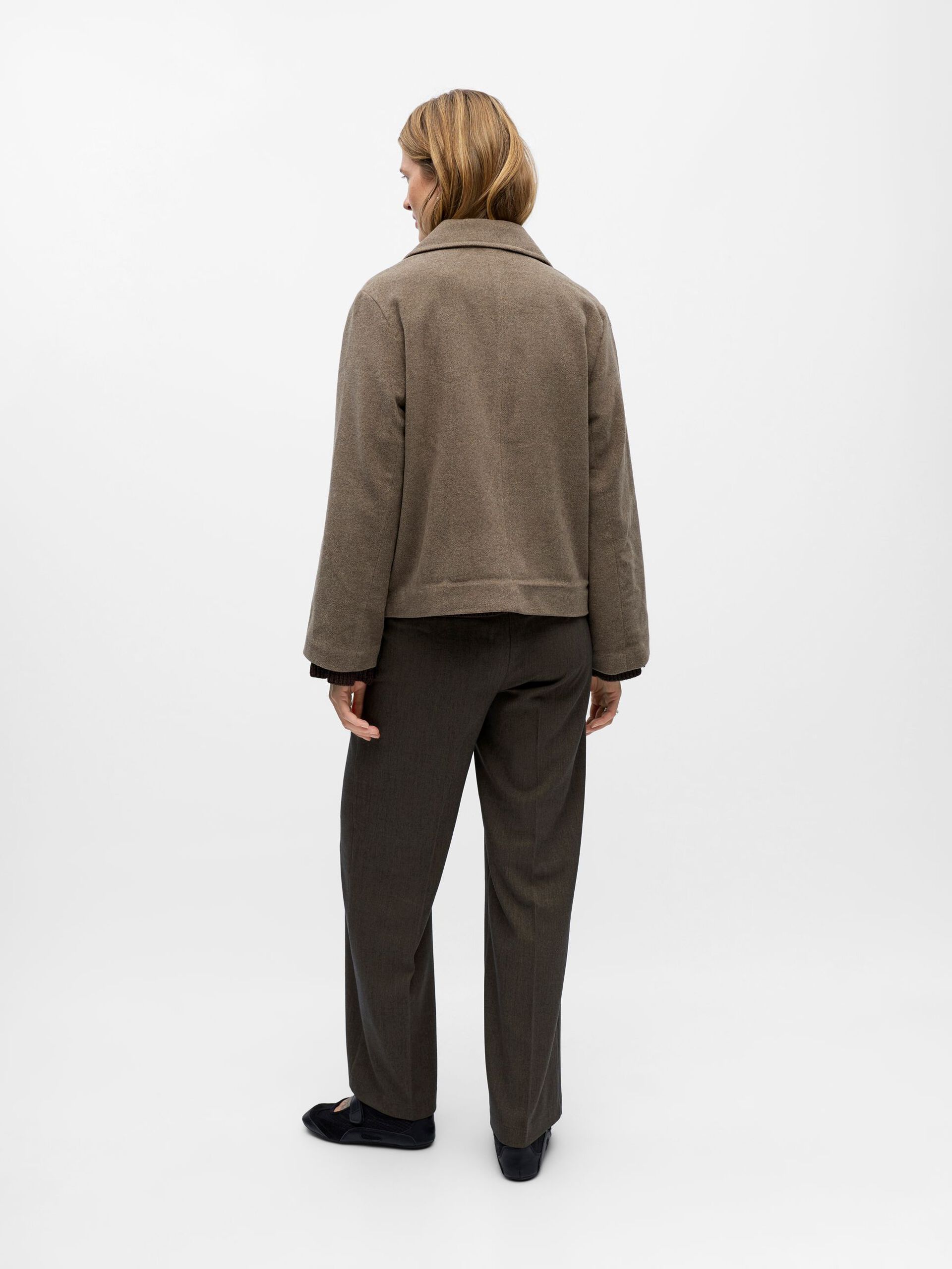 Carousel image - OBJKEILY SHORT JACKET, Morel | 3