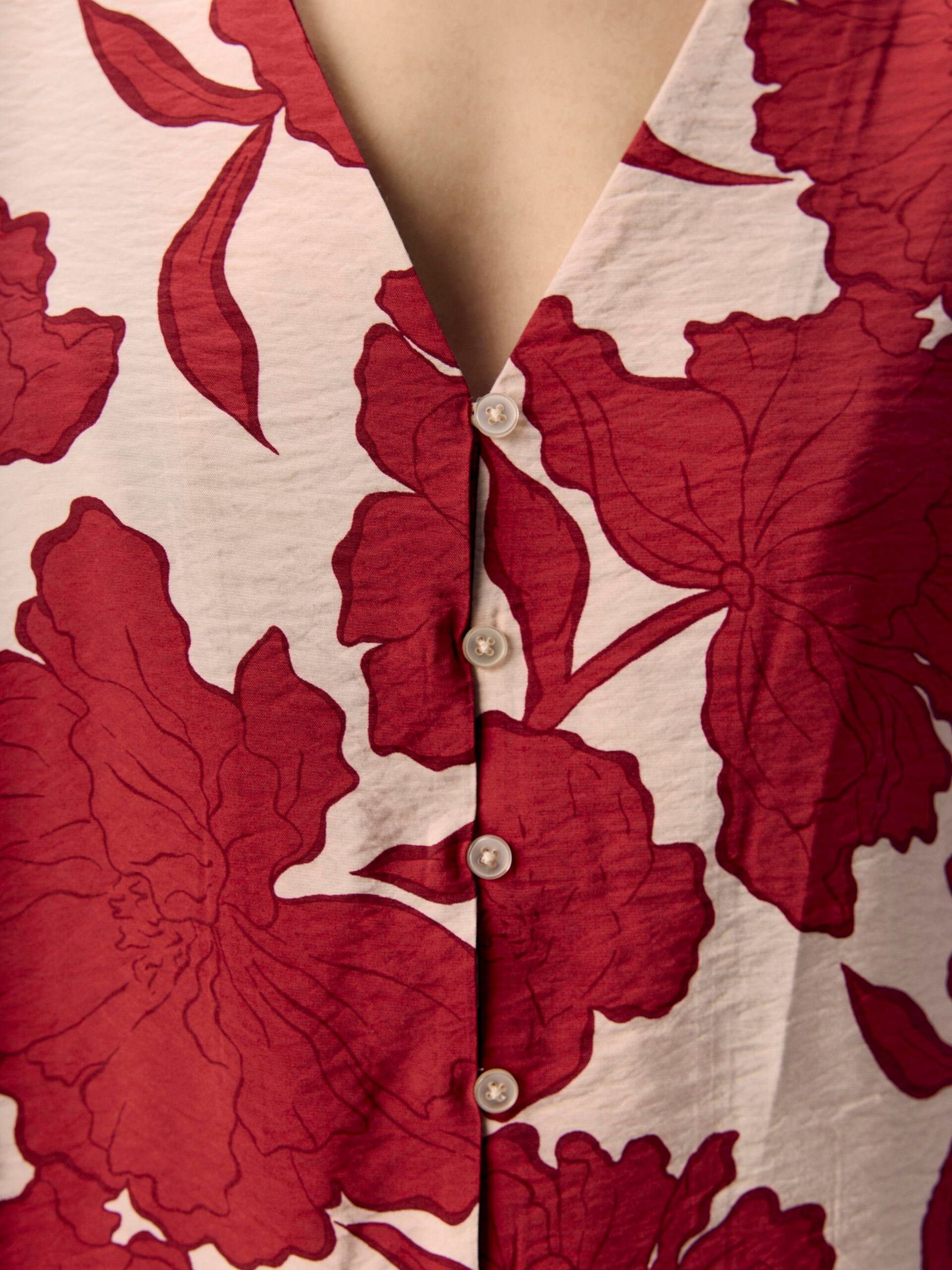 Carousel image - V-NECK TOP, Humus | 5