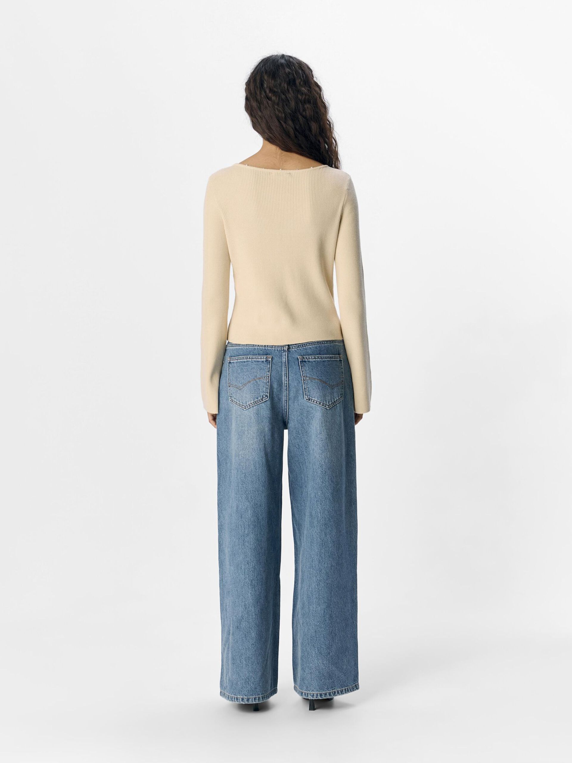 Carousel image - WIDE FIT JEANS, Medium Blue Denim | 3
