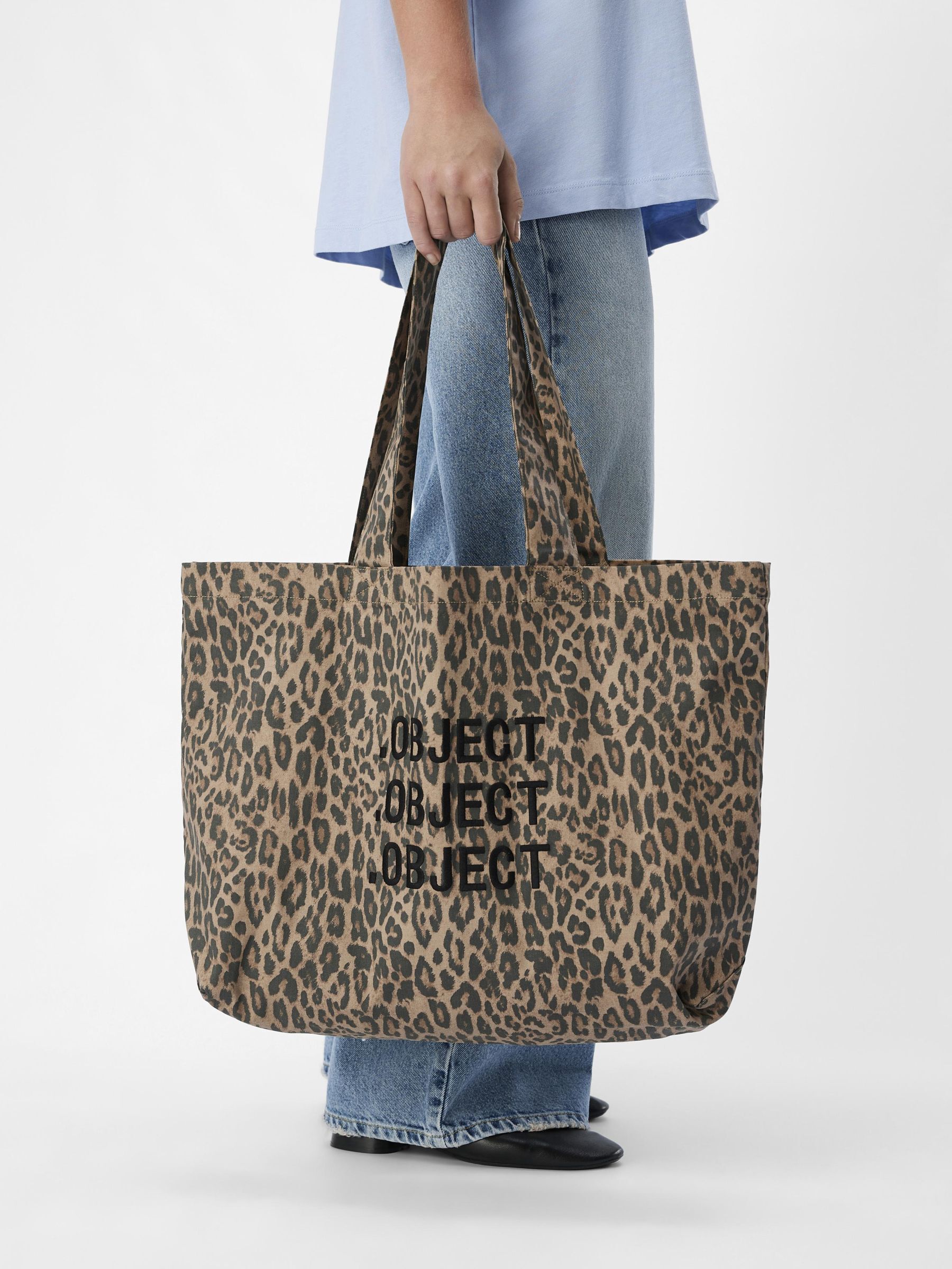 LEOPARD PRINT TOTE BAG