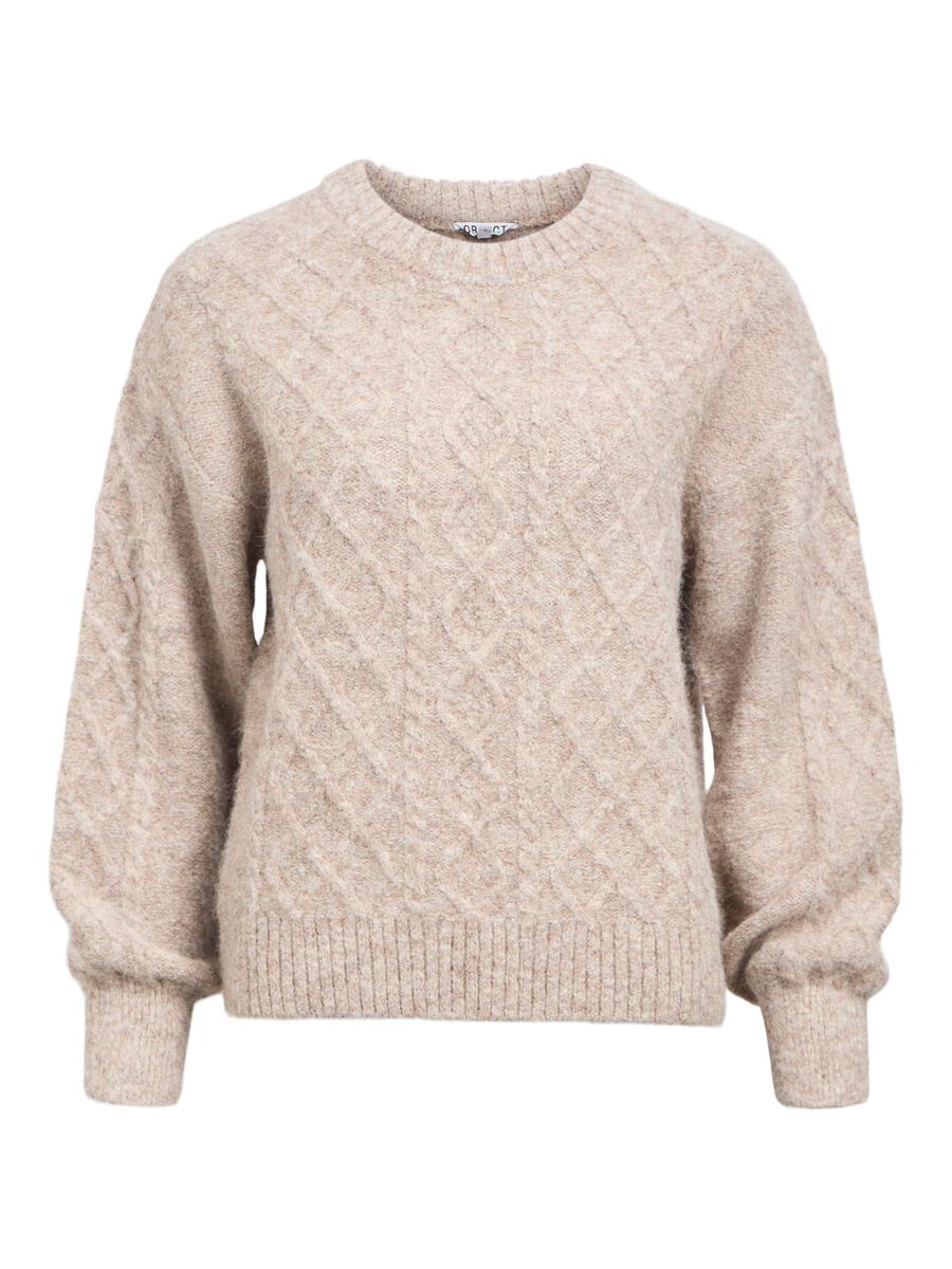 Carousel image - EN MAILLE PULLOVER, Humus | 1