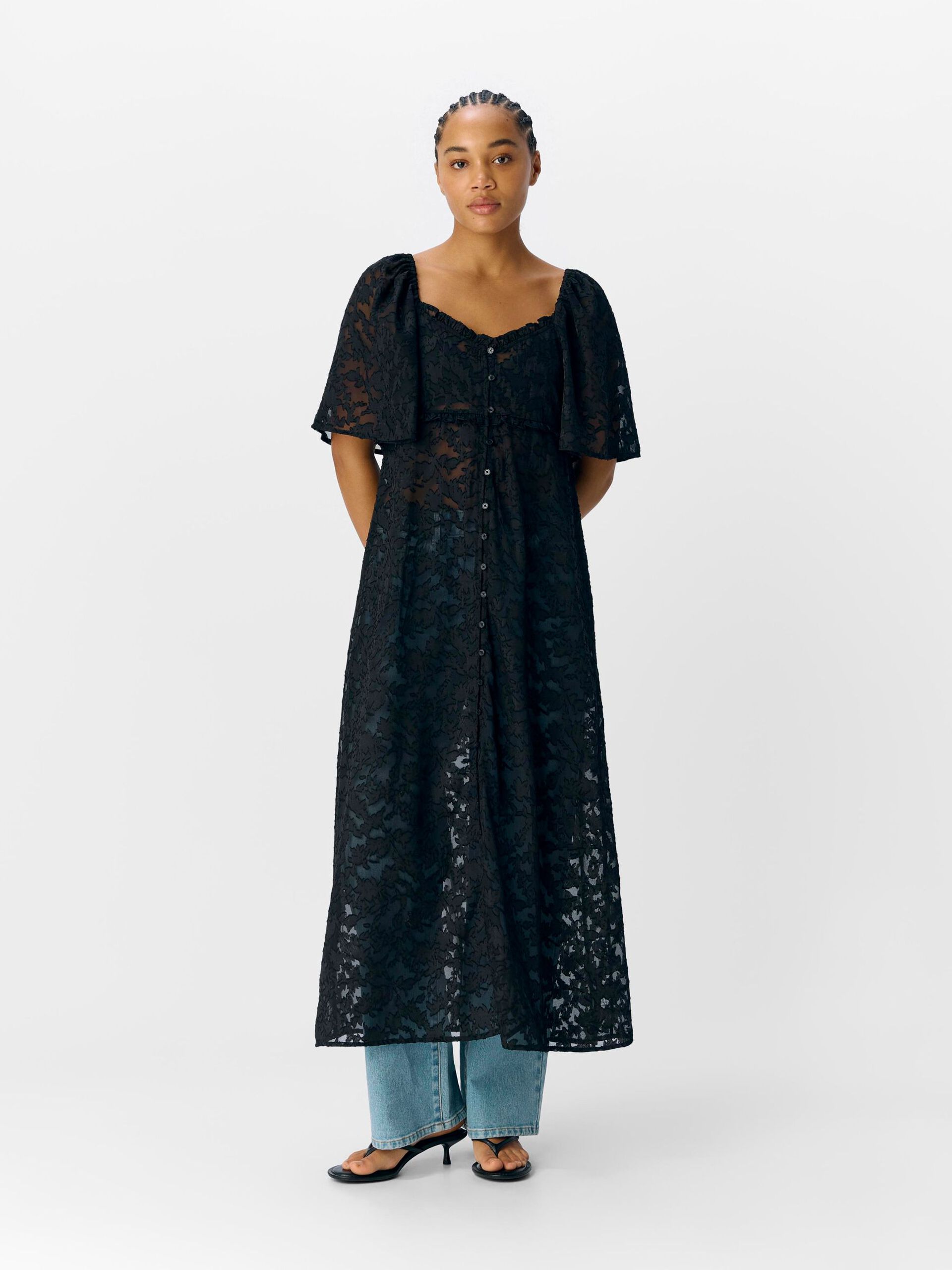 Carousel image - KANT MAXI JURK, Black | 4
