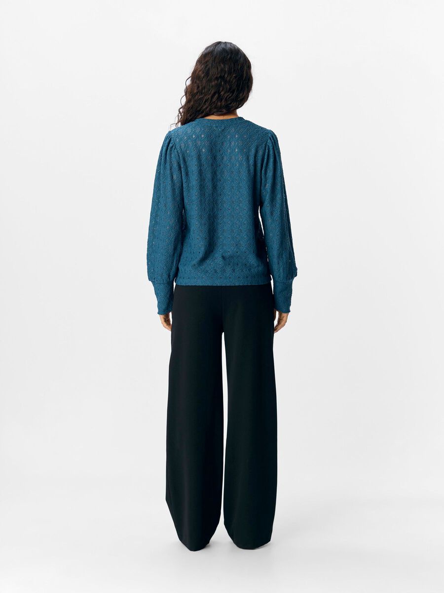 OBJECT LONG SLEEVED TOP, Dark Denim, highres - 23046626_DarkDenim_004.jpg