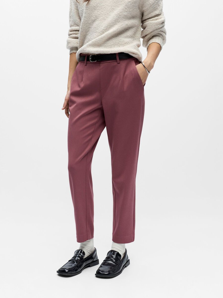Product carousel image - OBJLISA TROUSERS, Rose Brown | 1