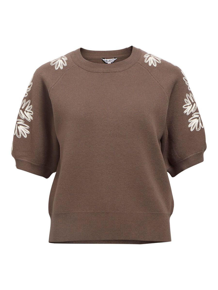 OBJECT EMBROIDERED KNITTED TOP, Morel, highres - 23044936_Morel_1131847_001.jpg