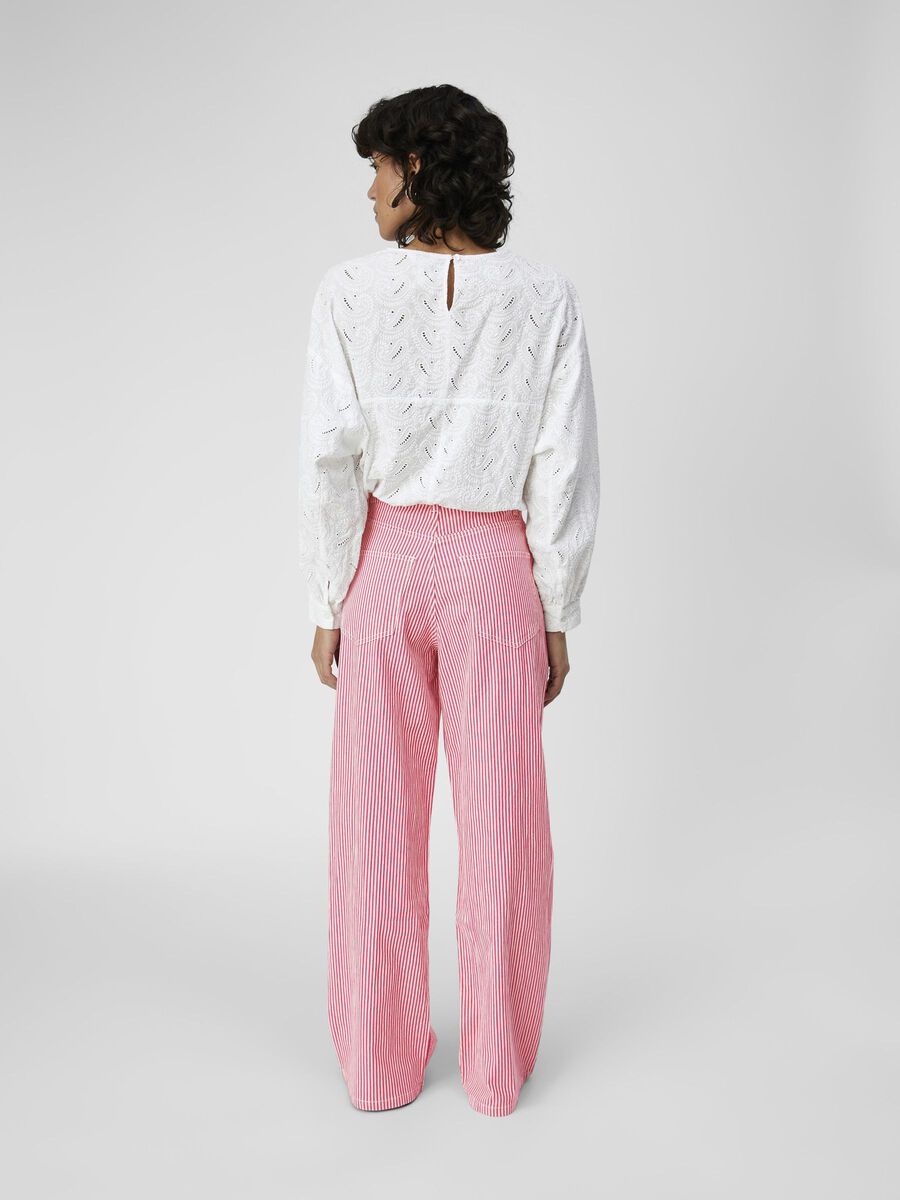 Carousel image - STRIPED WIDE FIT JEANS, Sandshell | 4