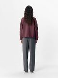 Product image thumbnail - EMBROIDERED SWEATSHIRT, Mauve Wine | 3