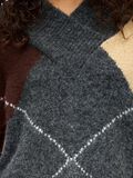 Product image thumbnail - ARGYLE PULLOVER, Dark Grey Melange | 5