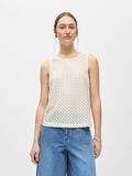 Product image thumbnail - CROCHET KNITTED TOP, Birch | 2