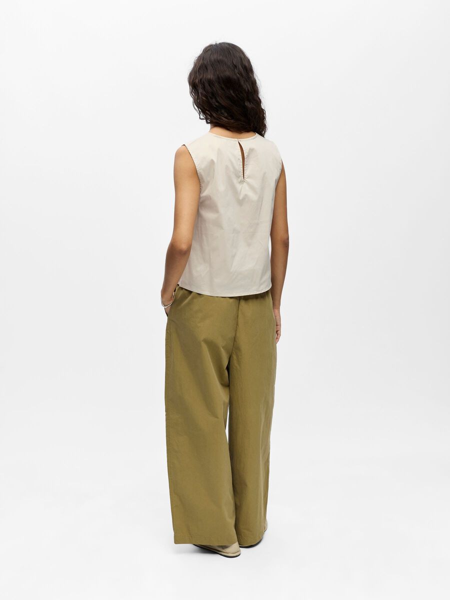 Product carousel image - ROUND NECK TOP, Humus | 2