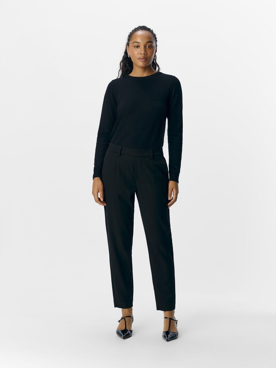 OBJECT OBJLISA TROUSERS, Black, highres - 23029728_Black_005.jpg
