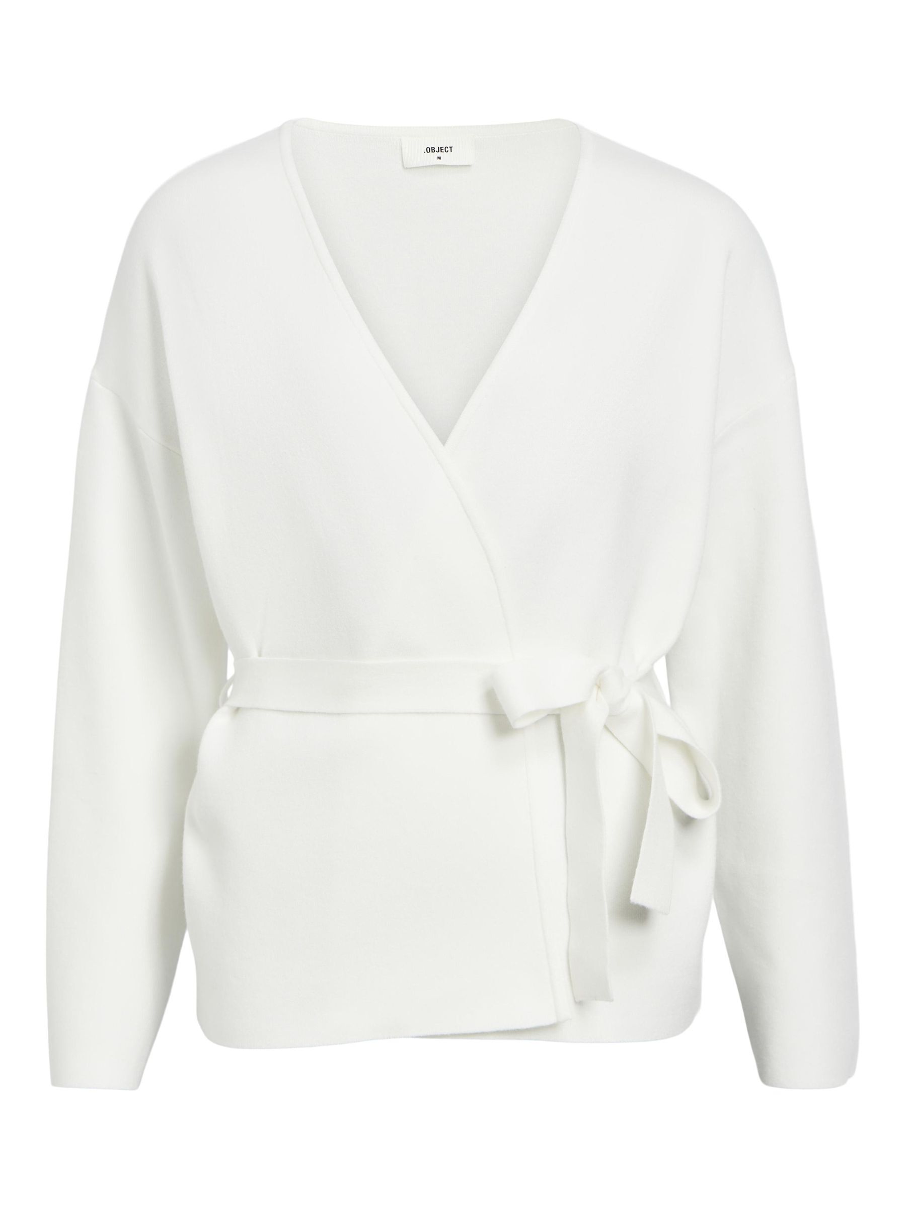 White wrap cardigan discount