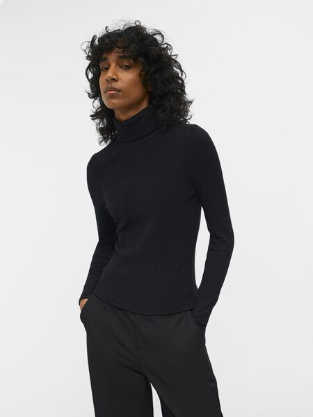 Object Collectors Item RULLEKRAVE STRIKKET TOP, Black, highres - 23042338_Black_003.jpg