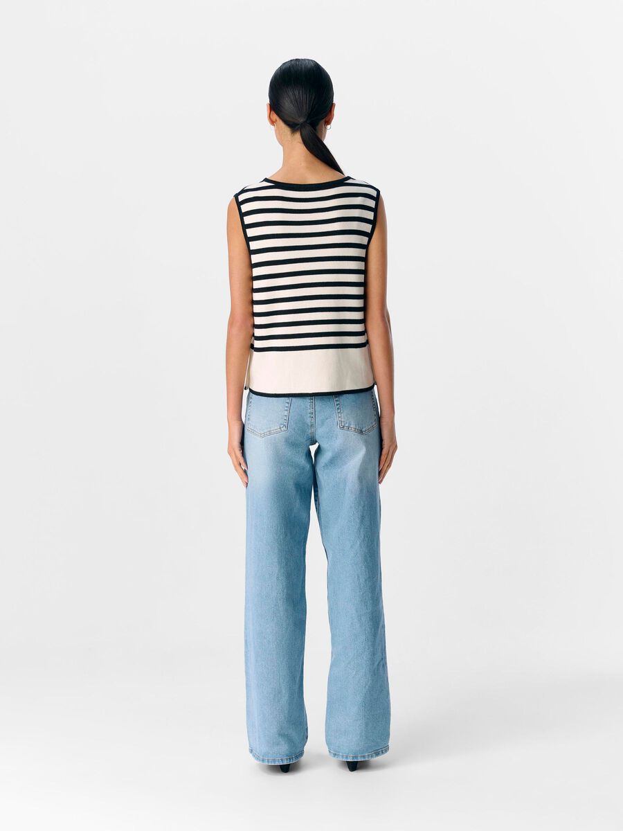 OBJECT STRIPED KNITTED TOP, Sandshell, highres - 23046427_Sandshell_1179189_004.jpg