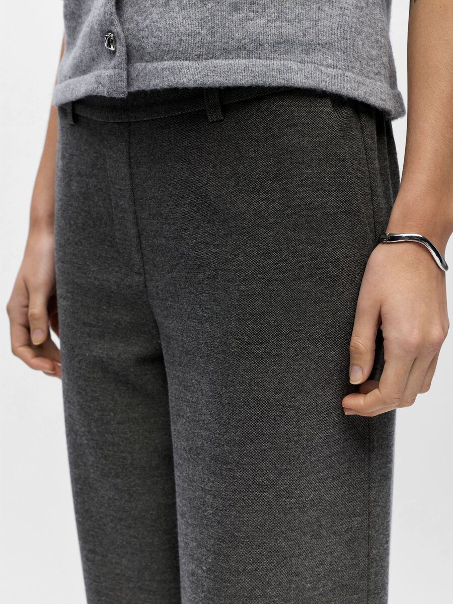 Carousel image - COUPE LARGE PANTALON, Medium Grey Melange | 5