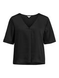 Product image thumbnail - V-AUSSCHNITT BLUSE, Black | 1