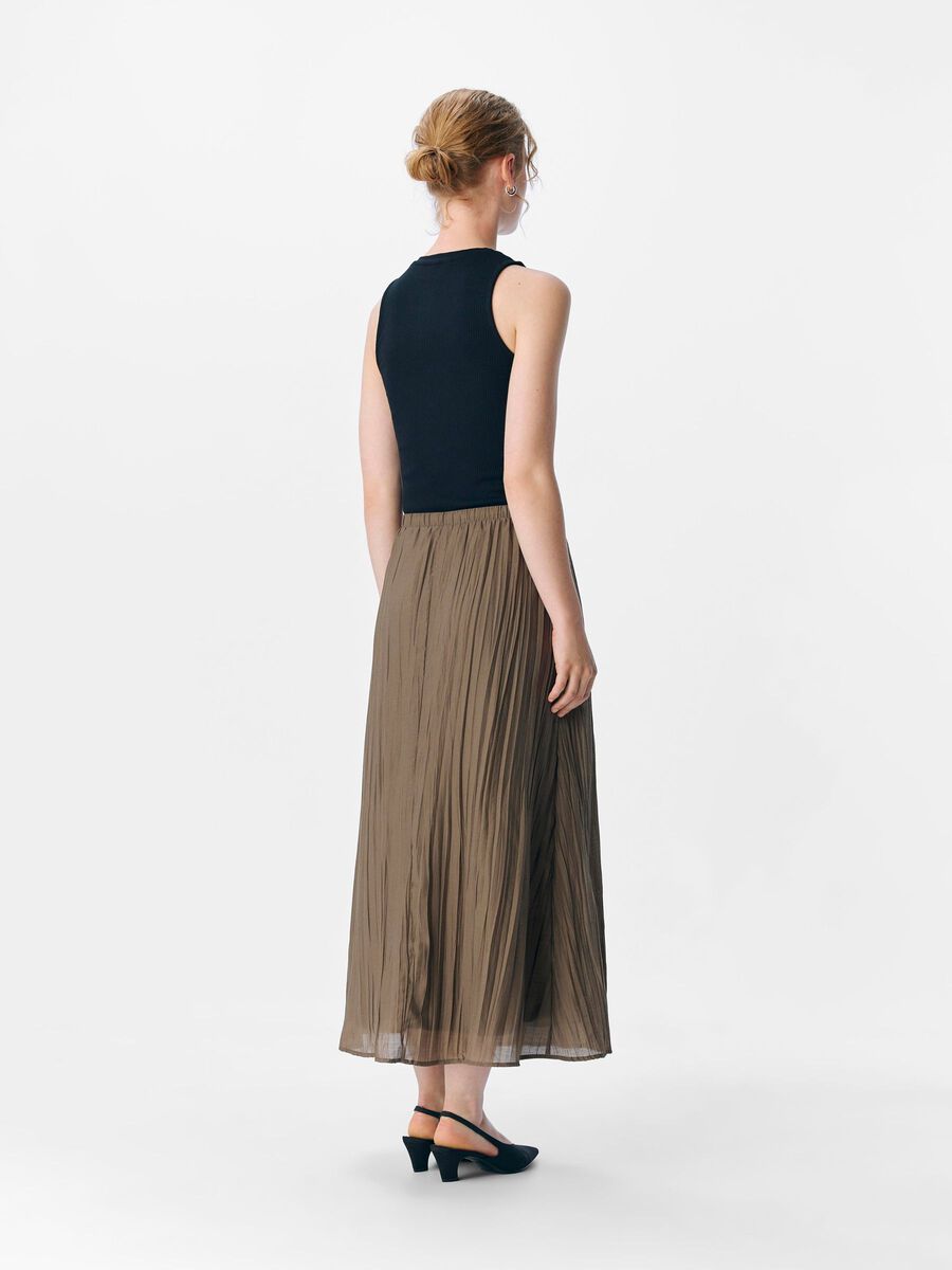 OBJECT PLEATED MIDI SKIRT, Morel, highres - 23046848_Morel_004.jpg