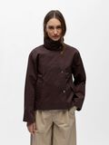 Product image thumbnail - COURTE VESTE, Seal Brown | 2