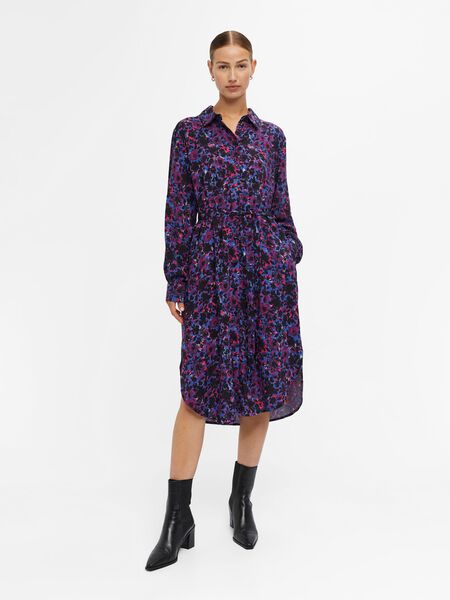 Object Collectors Item PRINTED SHIRT DRESS, Clematis Blue, highres - 23040528_ClematisBlue_985033_003.jpg