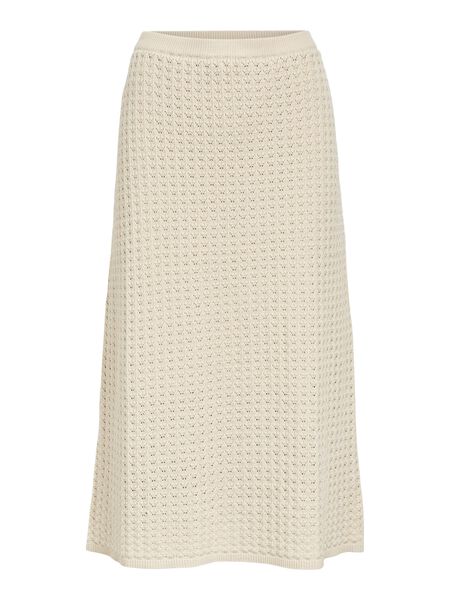 OBJECT KNITTED MIDI SKIRT, Sandshell, highres - 23046297_Sandshell_001.jpg