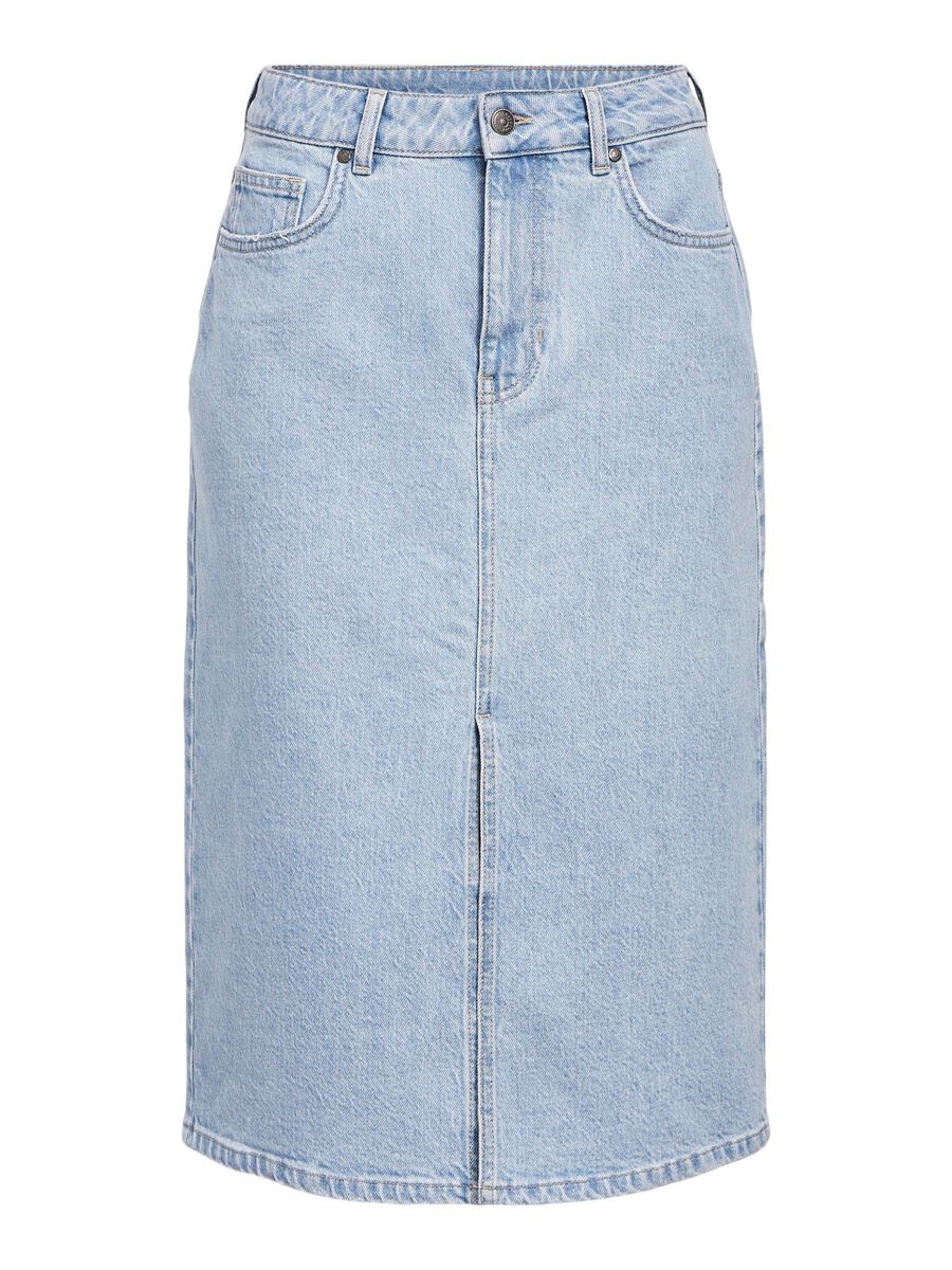 OBJECT DENIM MIDI SKIRT, Light Blue Denim, highres - 23044069_LightBlueDenim_1161047_001.jpg