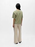 Product image thumbnail - EYELET SLEEVE T-SHIRT, Tea | 3