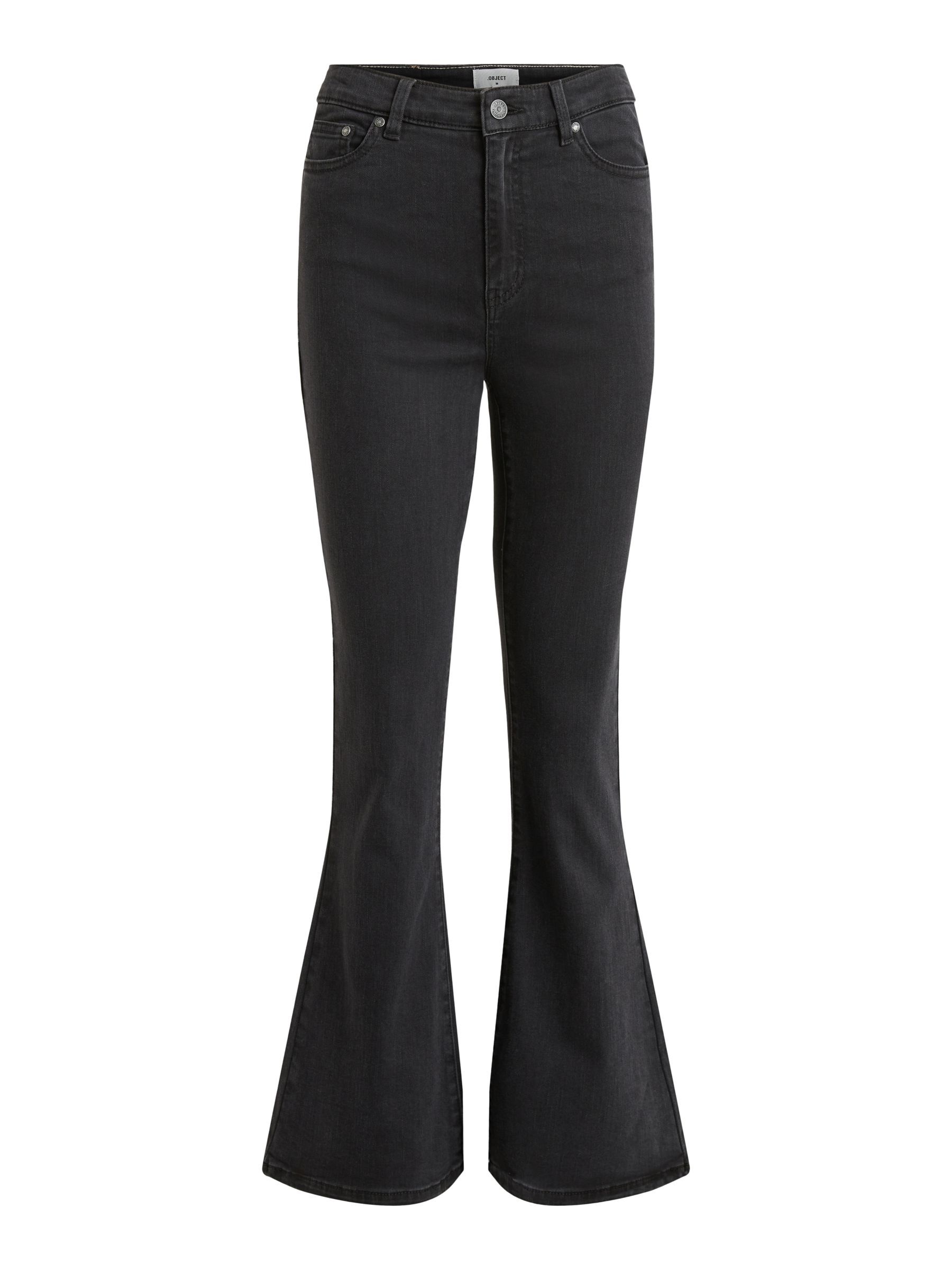 high waist flared jeans