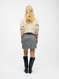 Product image thumbnail - MID WAIST MINI SKIRT, Medium Grey Melange | 3