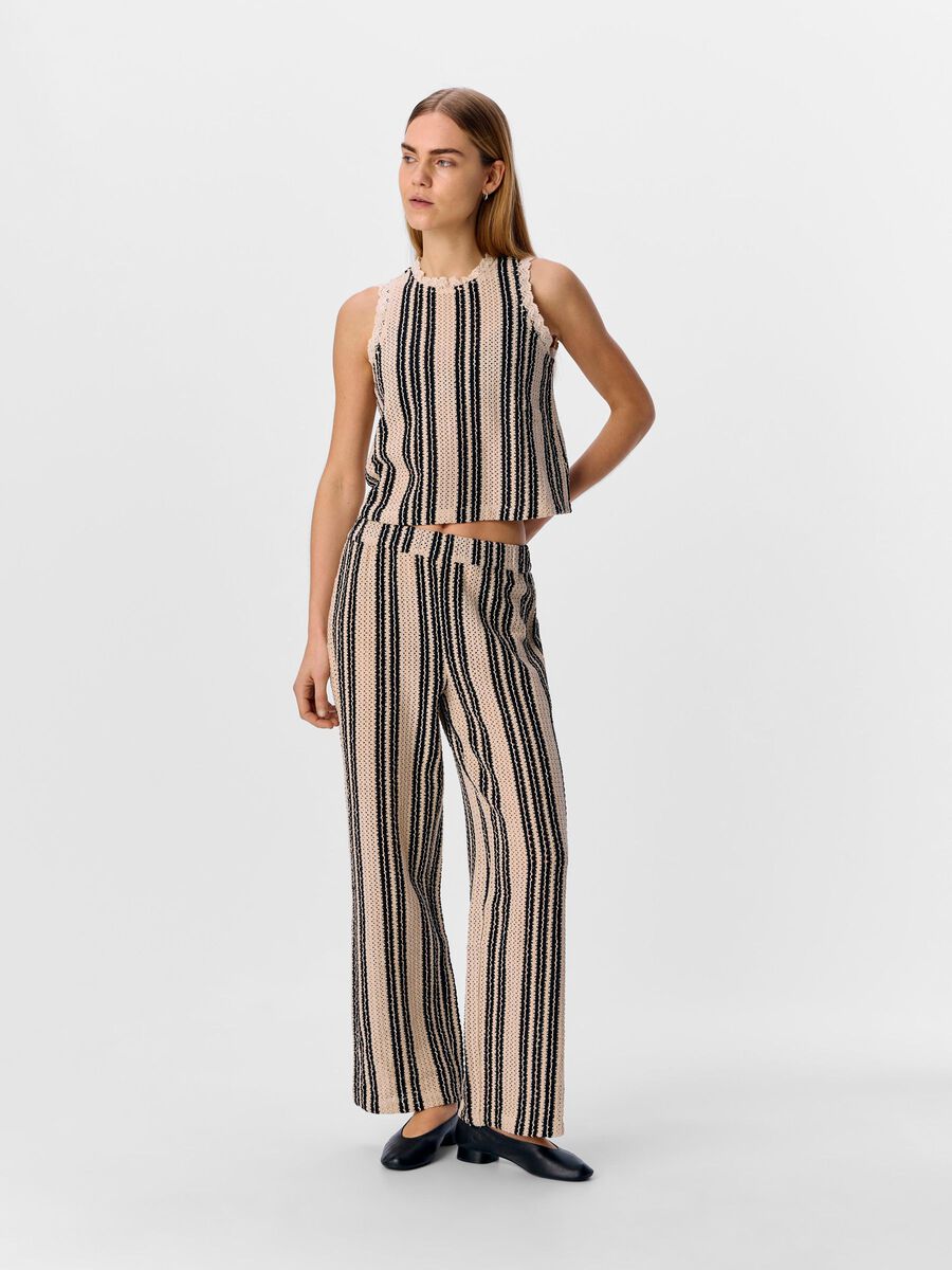 OBJECT STRIPED TROUSERS, Sandshell, highres - 23047476_Sandshell_1213747_005.jpg