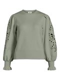 Object Collectors Item EMBROIDERED KNITTED PULLOVER, Seagrass, highres - 23036268_Seagrass_001.jpg