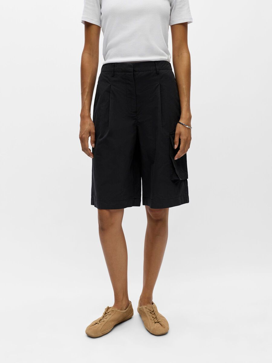 Product carousel image - CARGO BERMUDA SHORTS, Black | 1