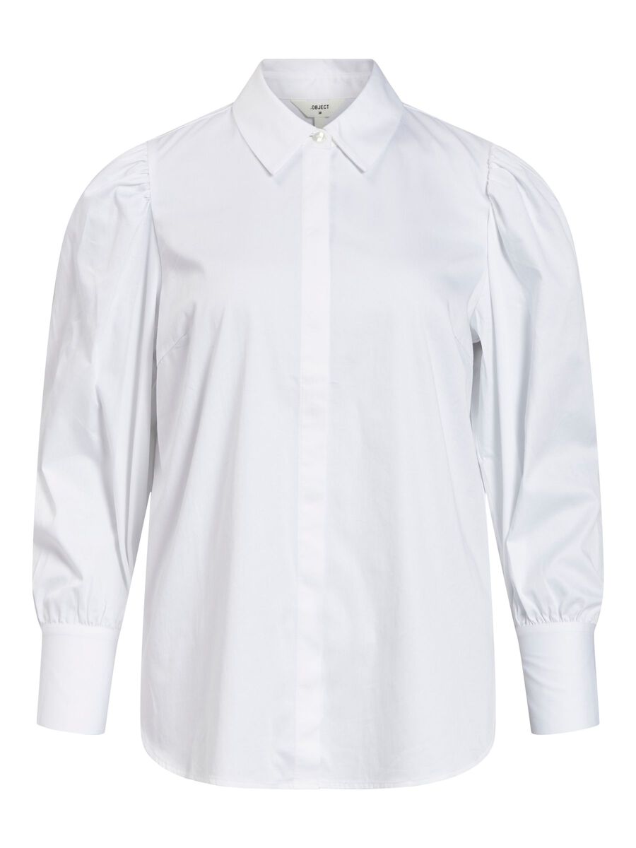Object Collectors Item BALLOON SLEEVED SHIRT, White, highres - 23037704_White_001.jpg