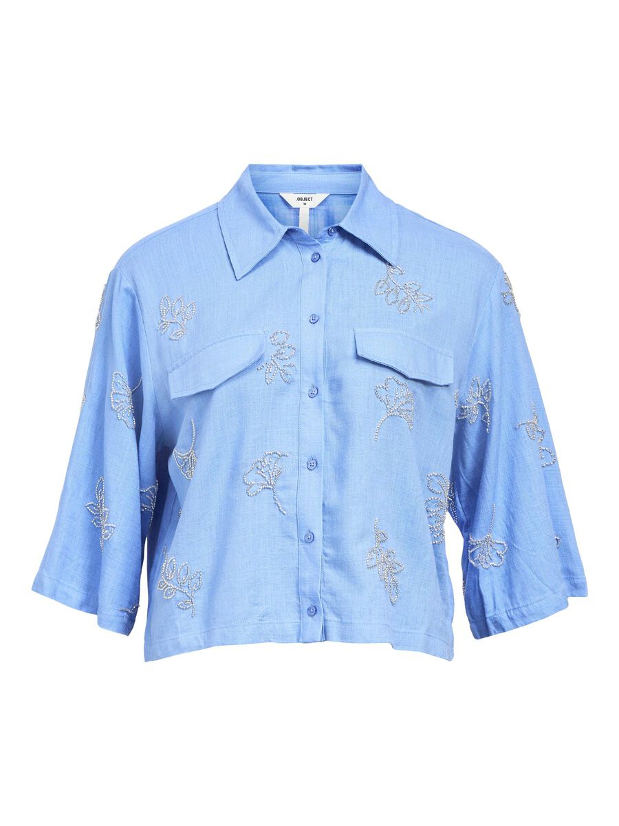 OBJECT STICKEREI CROP-BLUSE, Cornflower Blue, highres - 23045730_CornflowerBlue_001.jpg