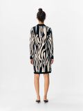 Product image thumbnail - OBJRAY KNITTED DRESS, Black | 3