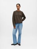 Product image thumbnail - KNITTED PULLOVER, Morel | 4