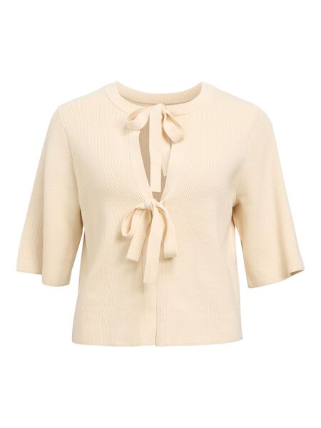 OBJECT À MANCHES COURTES CARDIGAN EN MAILLE, Sandshell, highres - 23044018_Sandshell_001.jpg
