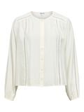 Product image thumbnail - COLLARLESS BUTTON SHIRT, White | 1
