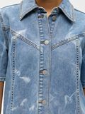 Product image thumbnail - PRINTED DENIM DRESS, Light Blue Denim | 5